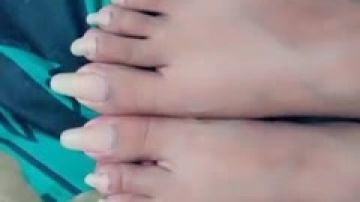 Video of disgusting porn with long toe nails