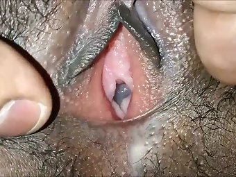 Straight shaved and horny desi pussy