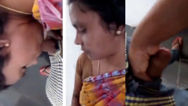 Indian boy got his penis sucked by the maid
